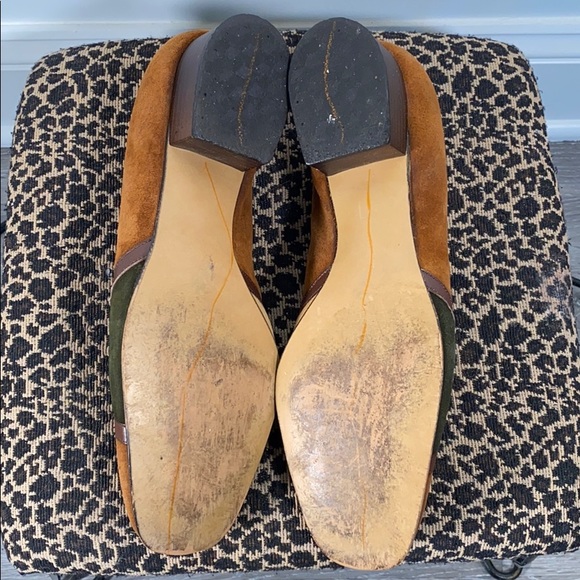 Gorgeous 1960s color block heels - Picture 6 of 7